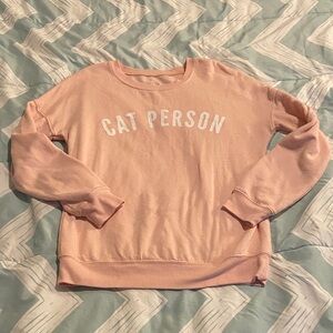 Cat Person Sweatshirt